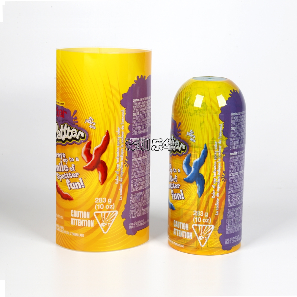 樂(lè)華包裝噴霧劑瓶PVC印刷標(biāo)簽加工定制